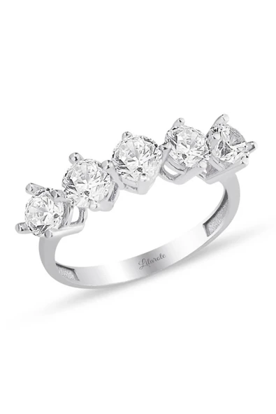 Lilarote Beştaş Altın Yüzük 14 Ayar Beyaz