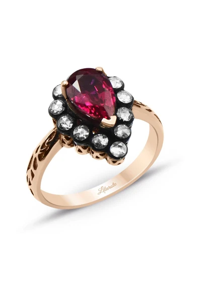 Damla Model Yakut Elmas Yüzük