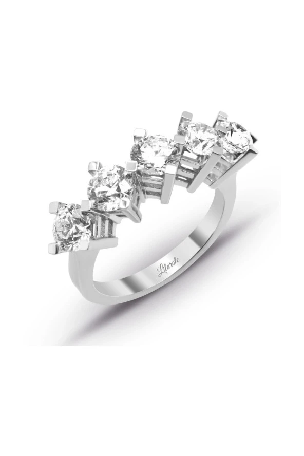 Lilarote Pırlanta Beştaş Pırlanta Yüzük 2.47 Ct. Modern Tasarım ürün görseli 1