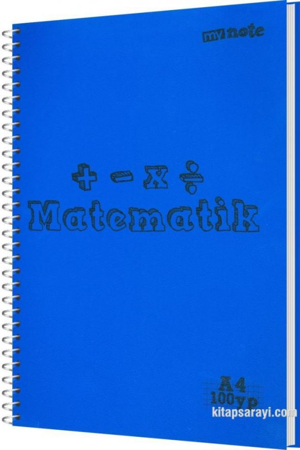 My Note A4 100 Yaprak Kareli Sipiralli Defter Matematik - 5