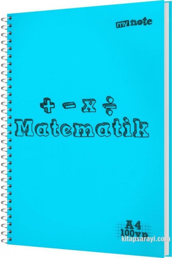 My Note A4 100 Yaprak Kareli Sipiralli Defter Matematik - 2
