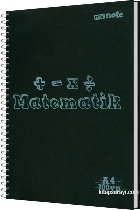My Note A4 100 Yaprak Kareli Sipiralli Defter Matematik - 7