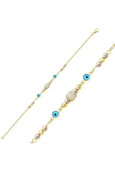 Gözlü Nazarlı Bileklik ürün görseli 1