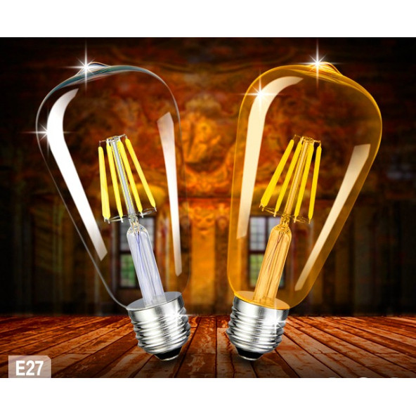 ST-64 Rustik Edison Dekoratif Ampül - 3