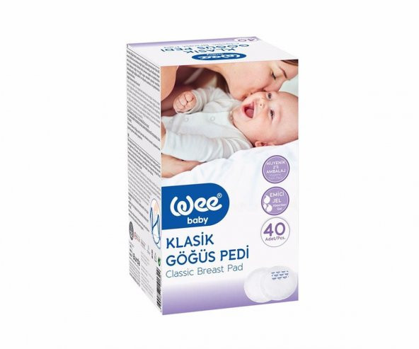 Wee Baby Klasik Göğüs Pedi 40’lı / 132
