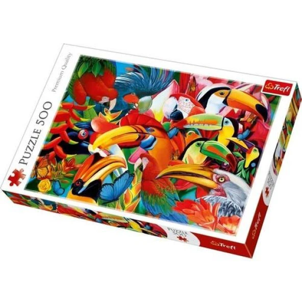Trefl Puzzle Colourful Birds 500 Parça Puzzle