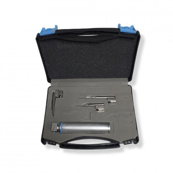 Archer Laringaskop Set Pediatrik Miller 3 Blade Led Beyaz Işık No: 00-0-1 - Resim 2