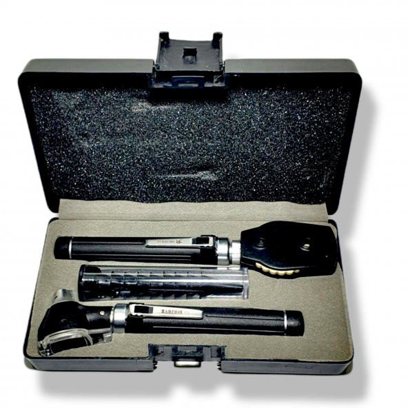 Archer Otoskop Oftalmaskop Seti Çift Handle - 2