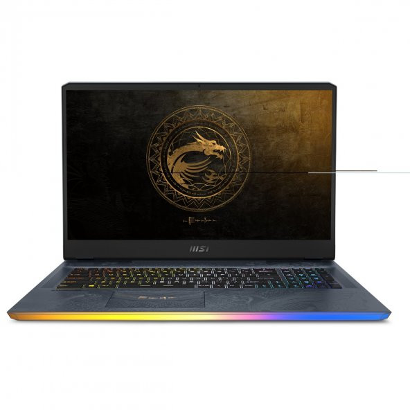 MSI NB GE76 DRAGON TIAMAT 11UH-264TR i9-11980HK 64GB DDR4 RTX3080 GDDR6 16GB 2TB SSD 17.3 FHD 360Hz W10 - Resim 1