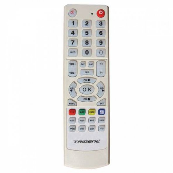 TRİDENT 5301-5302-5303 Uydu Alıcısı Kumanda