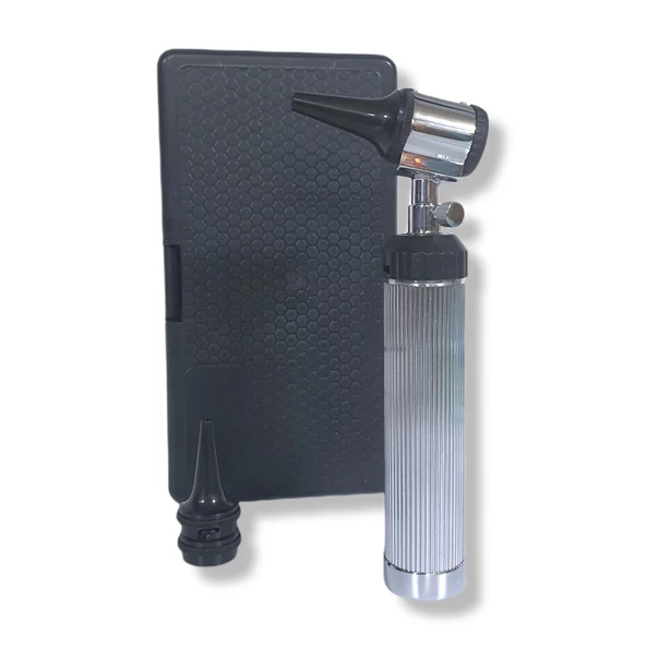 Archer Otoskop Seti Metal Handle LED Beyaz ışık - 4