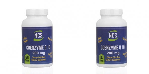 NCS Coenzyme Q 10 Resveratrol Hyaluronic Acid Black Pepper 180 tablet 2 kutu ürün görseli