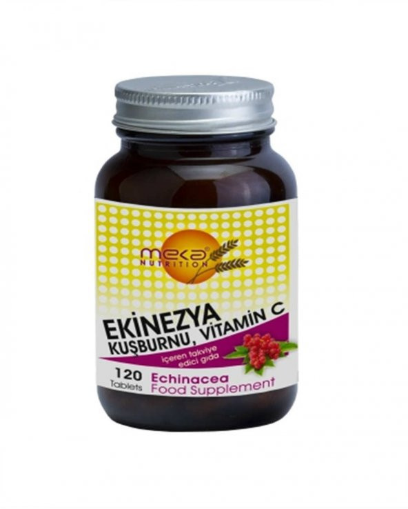 Meka Nutrition Ekinezya Kuşburnu ve Vitamin C 120 Tablet