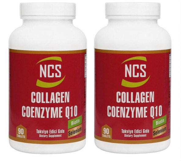 Ncs Hidrolize Colagen Coenzyme Biotin Selenium Zinc 90 Tablet 2 Kutu