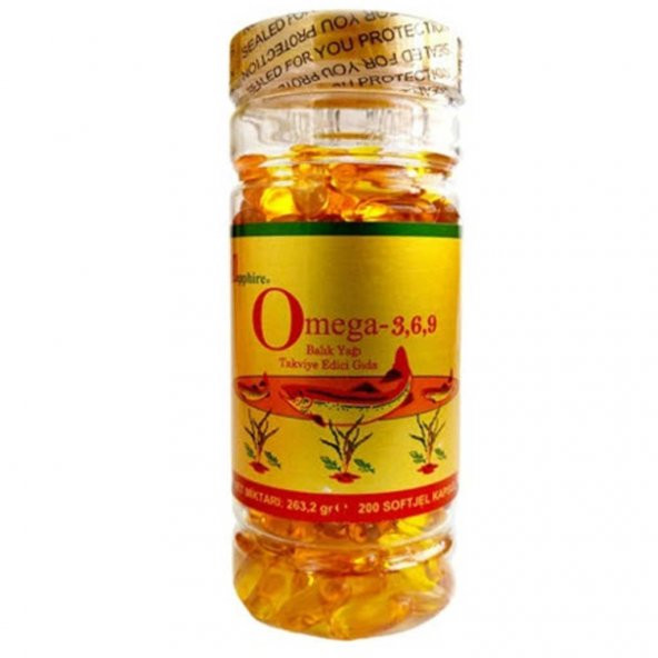 Sapphire Omega 3.6.9 200 Softjel Kargo Bizden ürün görseli