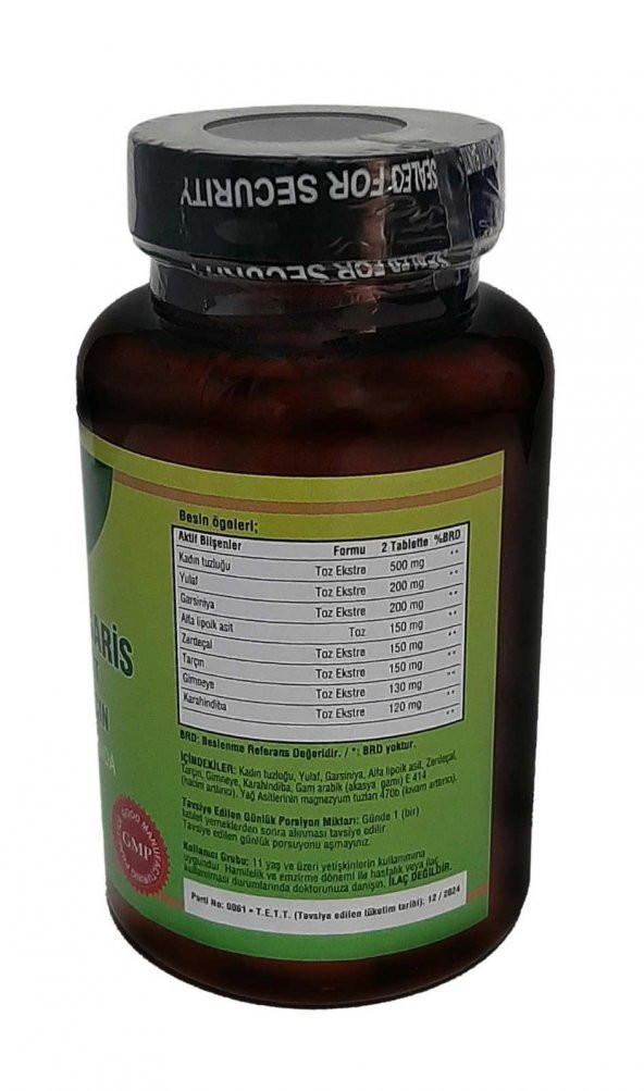 Ncs Berberis Vulgaris Alfa Lipoik Asit Tarçın Zerdeçal 120 Tablet 2 Kutu - 2