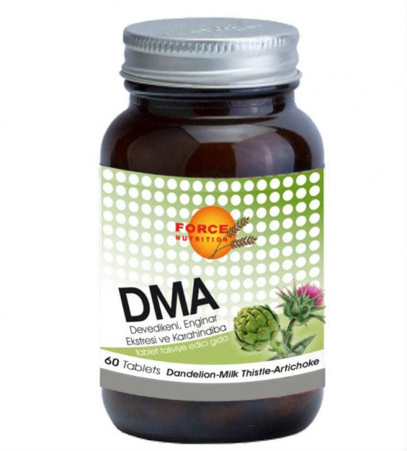 Force Nutrition DMA Deve Dikeni Enginar Ekstresi Karahindiba 60 Tablet