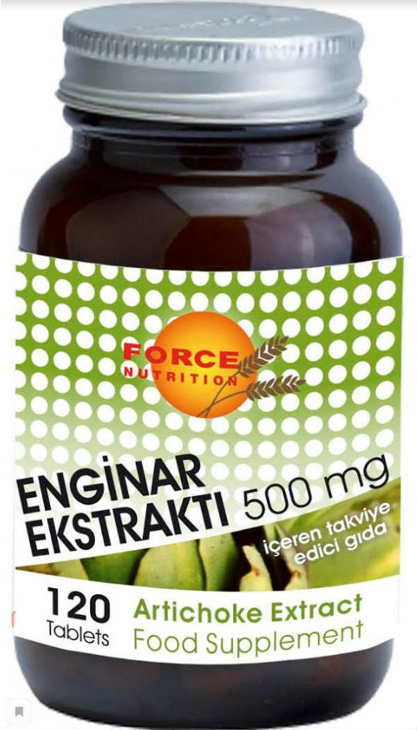 Force Nutrition Artichoke (enginar) 500 mg 120 Tablet Kargo Bizden - 1