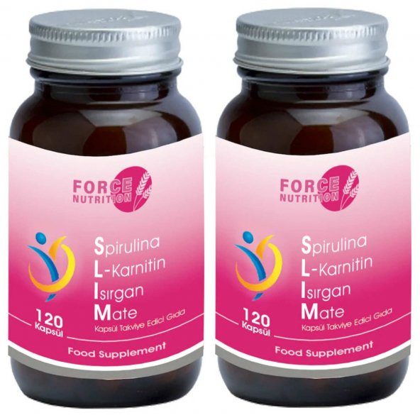 Force Nutrition Slim 120 Kapsül 2 adet ürün görseli