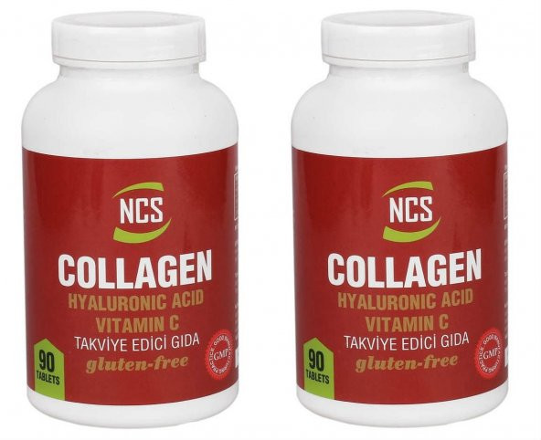 Ncs Hidrolize Collagen 1000 Mg Hyaluronic Acid C vitamini 90 Tablet 2 kutu