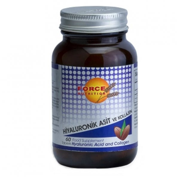 Force Nutrition Hyaluronic Asit ve Kollajen 60 Tablet - 1
