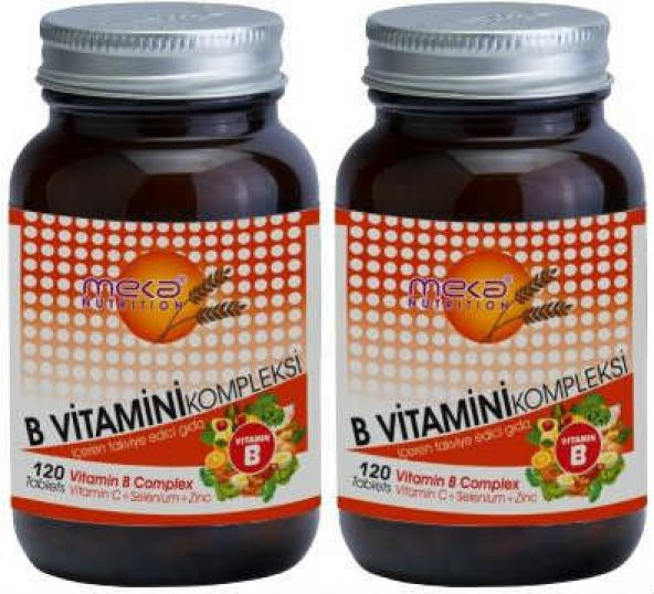 Meka Nutrition B Complex Selenium Zinc 120 tablet ürün görseli