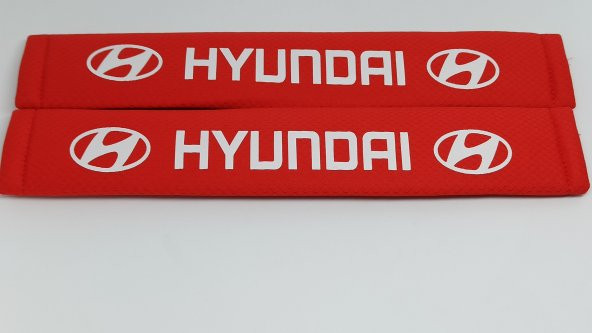 HYUNDAİ KIRMIZI EMNİYET KEMERİ KILIFI 2 ADET