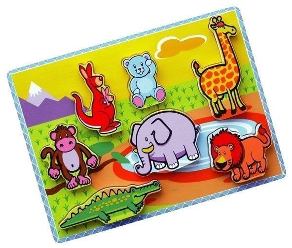 3-D VAHŞİ HAYVANLAR (PUZZLE)