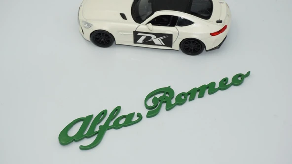 DK Tuning Alfa Romeo Yeşil ABS Bagaj 3M 3D Yazı Amblem - 3