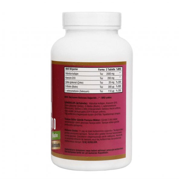 Ncs Hidrolize Colagen Coenzyme Biotin Selenium Zinc180 Tablet