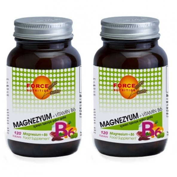 Force Nutrition Magnesium B6 120 Tablet 2 Kutu ürün görseli