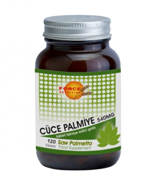 Force Nutrition Saw Palmetto 120 Tablet Kargo Bizden