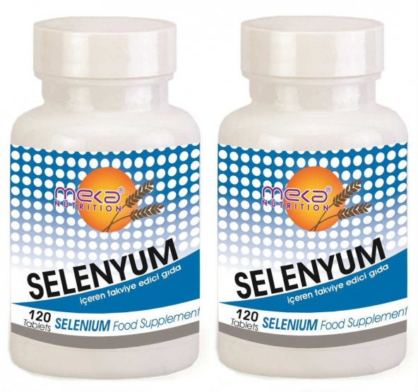 Meka Nutrition Selenium 200 mcg 120 Tablet Kargo Bizden 2 kutu