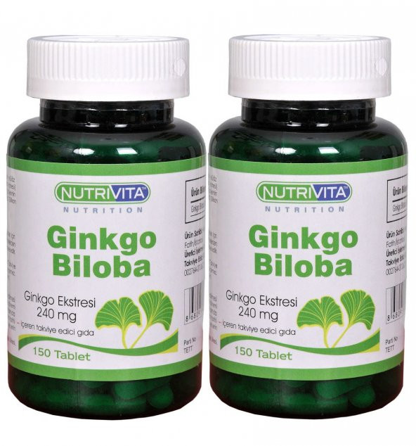 Nutrivita Nutrition Ginkgo Biloba 240 mg 150 Tablet