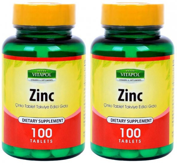 Vitapol Çinko Sülfat 15 Mg 100 Tablet Zinc