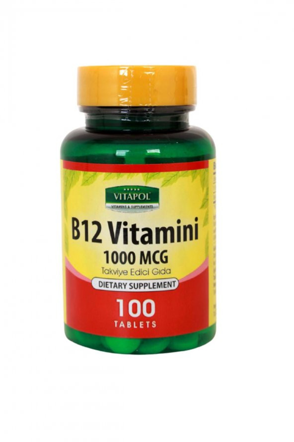 Vitapol Vitamin B12 100 Tablet Skt Şubat 2024