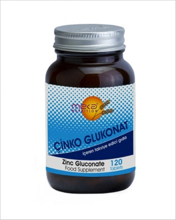 Meka Nutrition Çinko Glukonat 120 Tablet