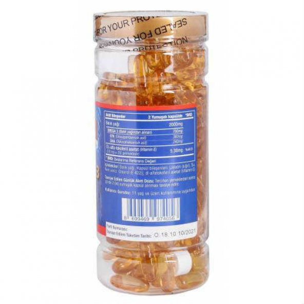 Vitapol Omega 3 Balık Yağı 200 softjel 3 Adet - 2