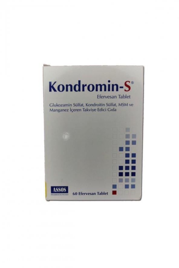 Kondromin-S Msm Ve Mineraller İçeren Takviye Edici Gıda 60 Efervesan Tablet ürün görseli 1