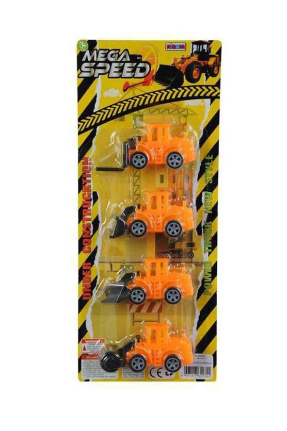 Nizam Oyuncak Mini İş Makinası 4 Lü İş Makinası - 2