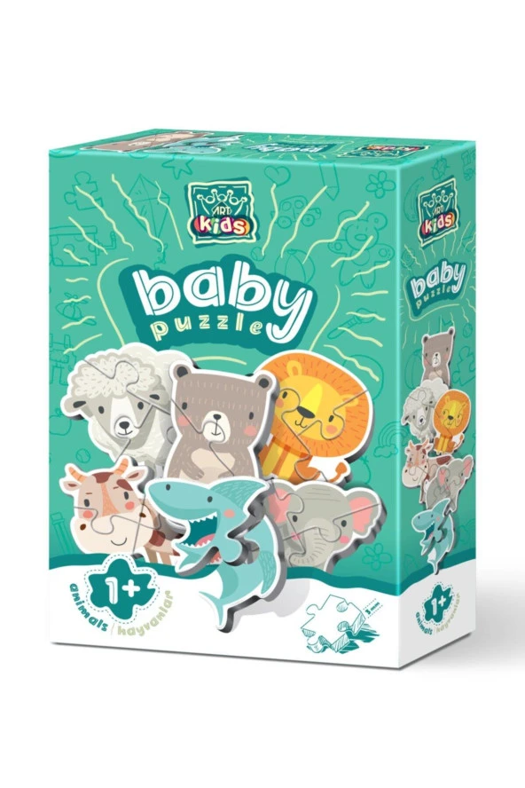 Art Kids Hayvanlar Baby Puzzle ürün görseli 1