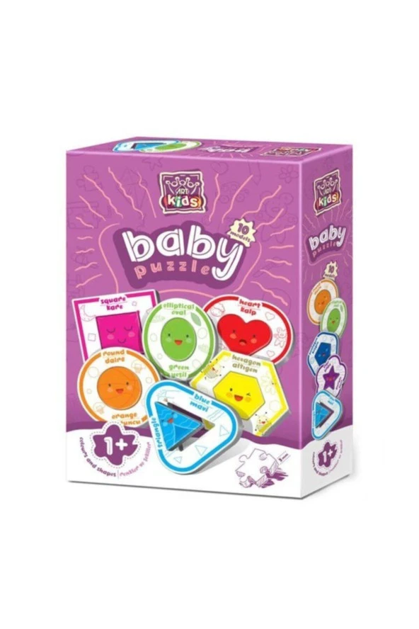 Art Kids Baby Puzzle Şekiller Ve Renkler ( 10 Model 20 Parça )
