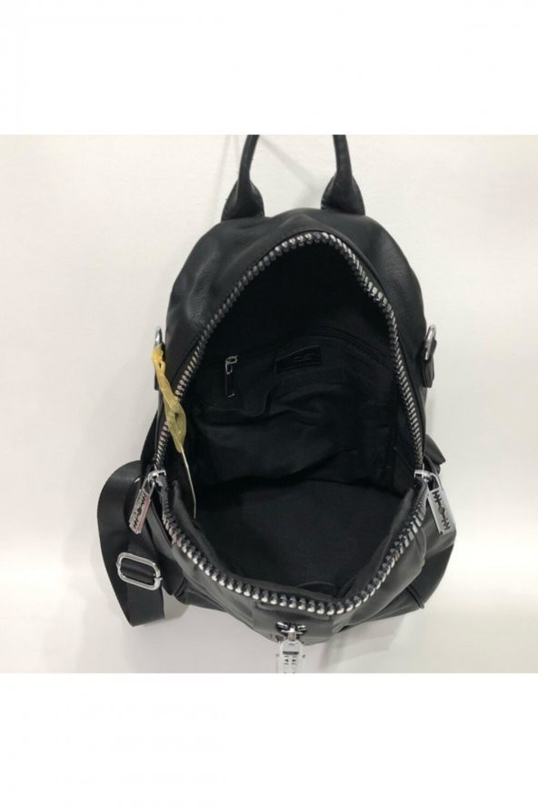 Kadın Sırt Çantası Ebat 32cm 30cm Siyah - 4