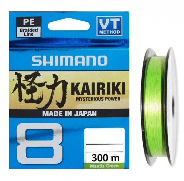 Shimano Kairiki 8 300m Mantis Green 0.23mm