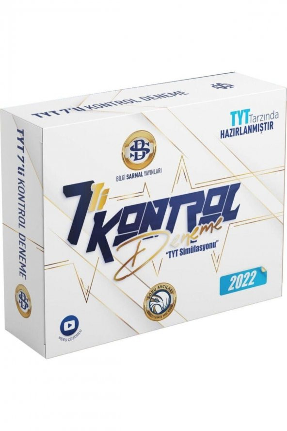 Bilgi Sarmal Yayınları 2022 Tyt Kontrol 7 Li Deneme