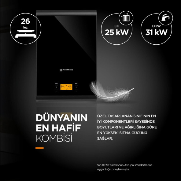 Warmhaus Minerwa 25 Kw Yoğuşmalı Kombi (Baca Seti Dahil) - 3