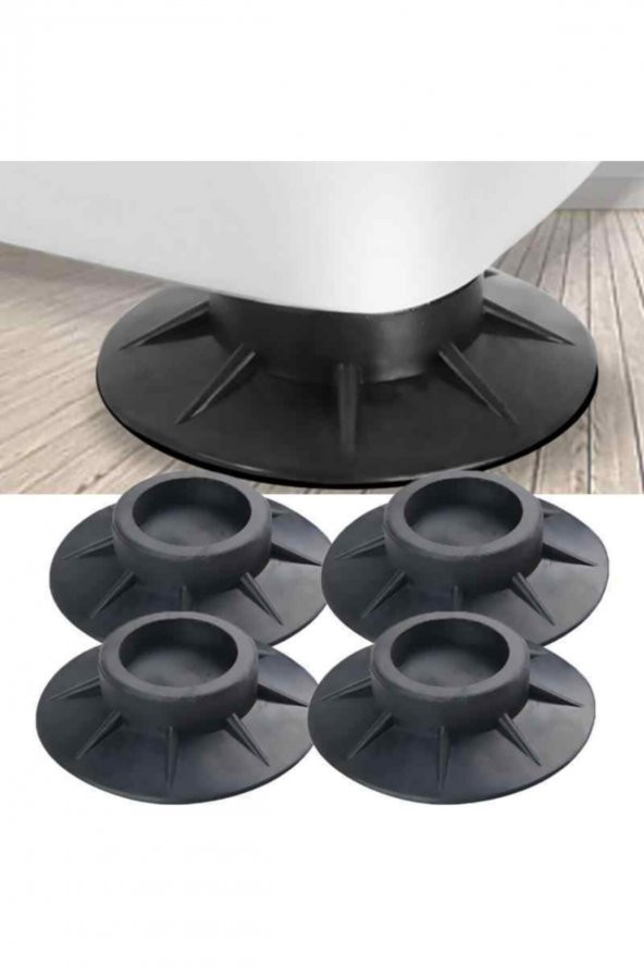 Çamaşır Makinesi Titreşim Önleyici Kaydırmaz 4 Adet