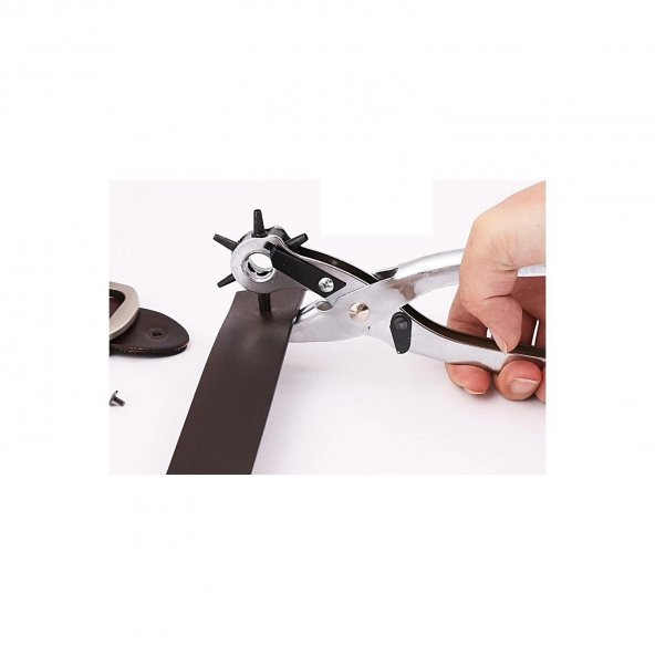 Kemer Delme Ve Perçin Pensesi Ikli Set Deri Plastik Delici 50 Adet Kapsüllü - 3