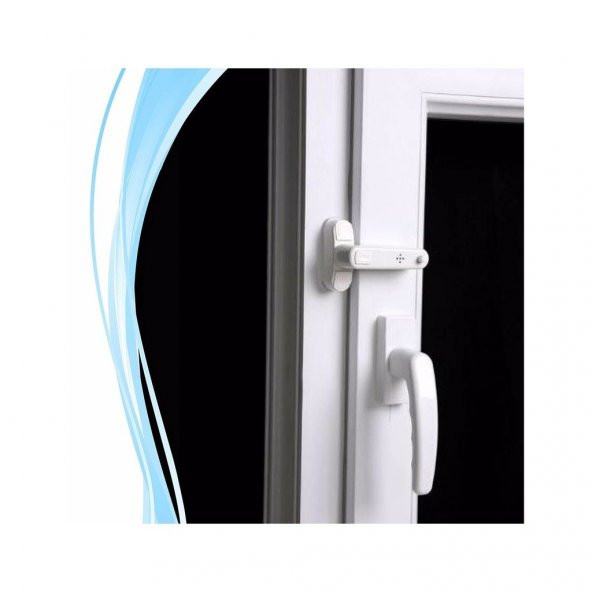 5 Adet Pvc Kapı Pencere Emniyet Kilidi Pimapen Düğmeli Kilit Bebek Çocuk Güvenlik Kiliti Beyaz - 4