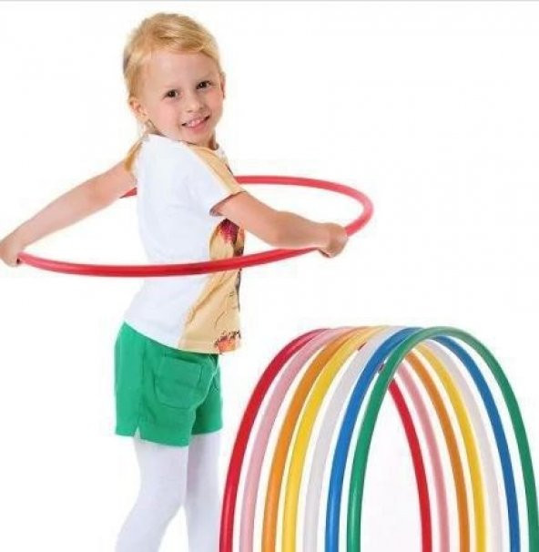 5 Adet 48 cm Hulahop Renkli HulaHop Jimnastik Çemberi Çocuk Hulohop Egitici Eğzersiz Çember